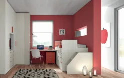 CAMERETTA Cameretta con letto soppalco con box contenitore di scontata del 30% SCONTATA a PREZZI OUTLET^Mistral Best
