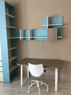 Mistral CAMERETTA Cameretta letto, comodino, armadio e scrittoio SCONTATA a PREZZI OUTLET- Camerette