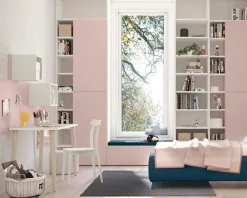 Cameretta Momenti 02 con letto a terra in offerta^Febal