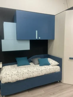 Cameretta Navy Moretti compact letti a terra scontata^Moretti Compact Camerette Online