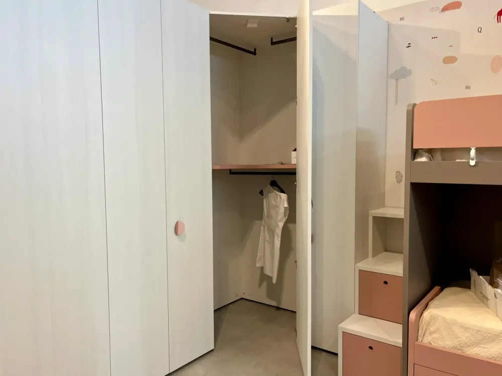 CAMERETTA Cameretta con letto a castello SCONTATA a PREZZI OUTLET^Nidi New