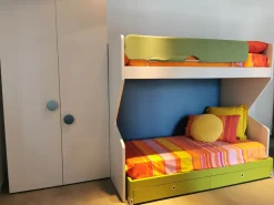 Cameretta Nuvola   con letto a castello scontata^Nidi Online