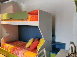 Cameretta Nuvola   con letto a castello scontata^Nidi Online