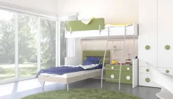 Cameretta Oasi con letto a soppalco a prezzo Outlet^Artigianale New