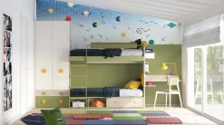 S75 Cameretta Open 01 con letto a castello a prezzo Outlet- Camerette