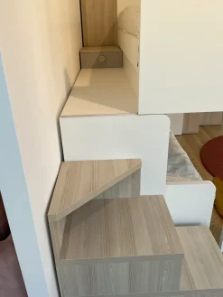 Cameretta Qik con letto a castello scorrevole in offerta^Doimo CityLine Discount