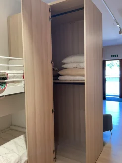 Cameretta Qik con letto a castello scorrevole in offerta^Doimo CityLine Discount