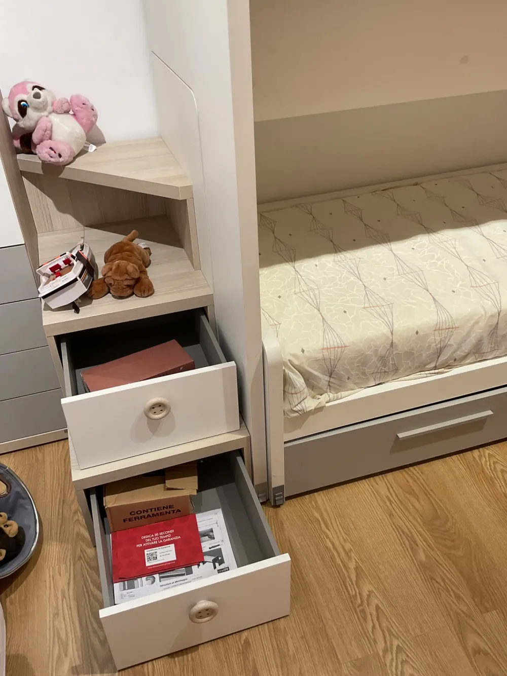 Cameretta Qik con letto a castello scorrevole in offerta^Doimo CityLine Discount