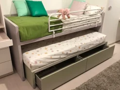 Cameretta Qik  con letto a soppalco scontata^Doimo CityLine