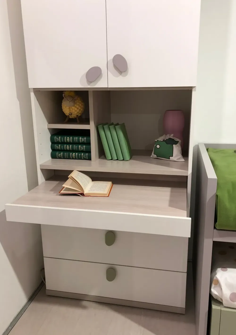 Cameretta Qik con letto a soppalco scontata^Doimo CityLine