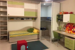 Cameretta Qik con letto a ponte a prezzo Outlet^Doimo CityLine