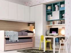 Outlet Cameretta Qik  con letto a ponte scontata Camerette