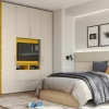 Doimo CityLine Cameretta Qik yellow in laminato opaco a prezzo Outlet- Camerette