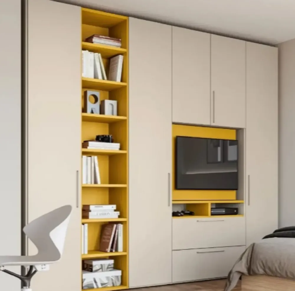 Doimo CityLine Cameretta Qik yellow in laminato opaco a prezzo Outlet- Camerette