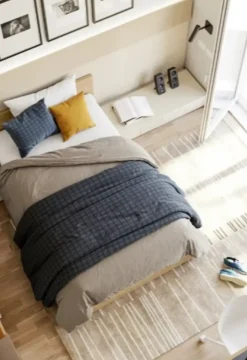 Doimo CityLine Cameretta Qik yellow in laminato opaco a prezzo Outlet- Camerette