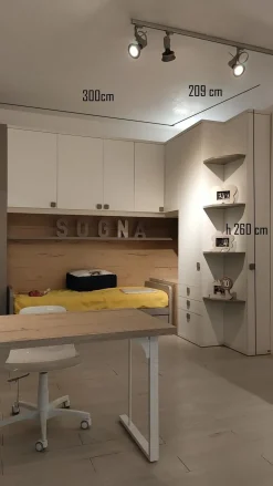 Sale Cameretta Quick ponte con letto a terra scontata Camerette