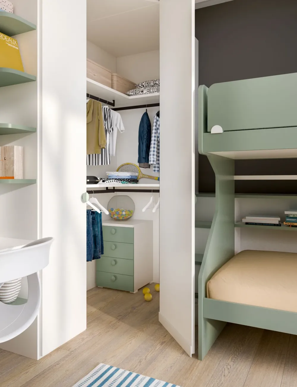 Collezione esclusiva Cameretta Room164 con letto a castello scontata- Camerette