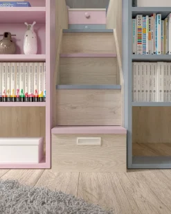 Collezione esclusiva Cameretta Room165  con letto a soppalco scontata- Camerette