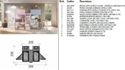 Collezione esclusiva Cameretta Room165  con letto a soppalco scontata- Camerette