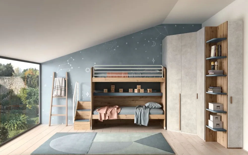 Cameretta Room160 con letto a castello in offerta^Collezione esclusiva Sale