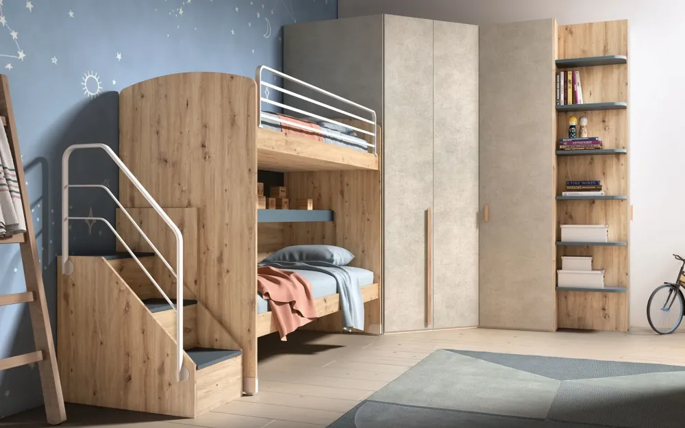 Cameretta Room160 con letto a castello in offerta^Collezione esclusiva Sale