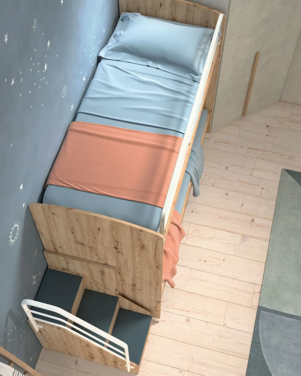 Cameretta Room160 con letto a castello in offerta^Collezione esclusiva Sale