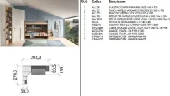 Cameretta Room160 con letto a castello in offerta^Collezione esclusiva Sale