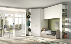 Collezione esclusiva Cameretta Room141 in laccato opaco a prezzo scontato- Camerette