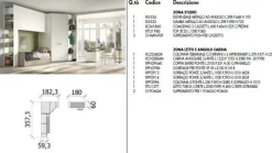 Collezione esclusiva Cameretta Room141 in laccato opaco a prezzo scontato- Camerette