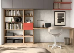 ZG Mobili Cameretta Room102 con letto una piazza e mezza in offerta- Camerette