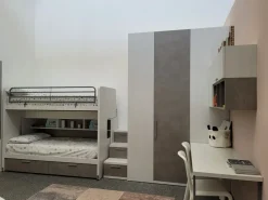 Doimo CityLine Cameretta Roy e kubo con letto a castello scorrevole a prezzo Outlet- Camerette