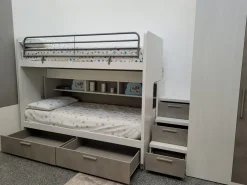 Doimo CityLine Cameretta Roy e kubo con letto a castello scorrevole a prezzo Outlet- Camerette