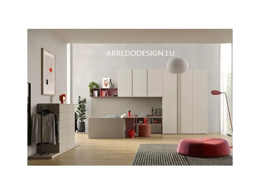 Clever Cameretta S22 * letti a terra a prezzo Outlet- Camerette