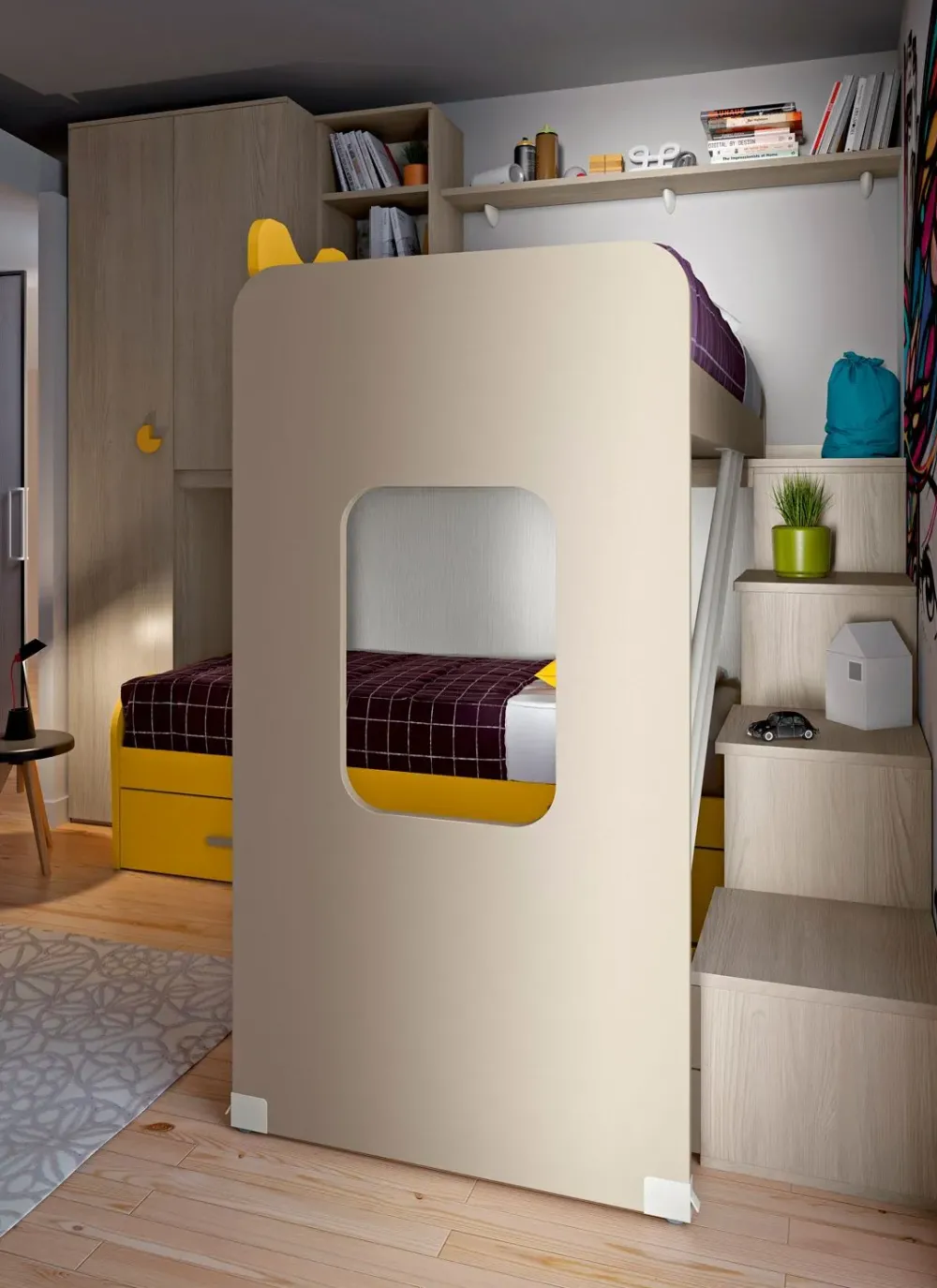 Outlet CAMERETTA Cameretta a soppalco 25 SCONTATA a PREZZI OUTLET Camerette