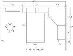 CAMERETTA Cameretta 11 SCONTATA a PREZZI OUTLET^San Martino Mobili Sale