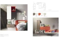 CAMERETTA Cameretta 3 SCONTATA a PREZZI OUTLET^San Martino Mobili Sale