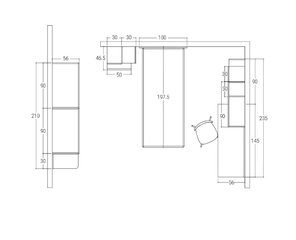 CAMERETTA Cameretta 3 SCONTATA a PREZZI OUTLET^San Martino Mobili Sale