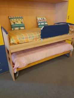 Assomobili Cameretta Santi   in legno a prezzo Outlet- Camerette