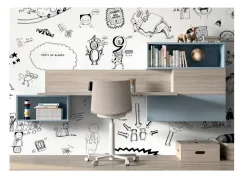 ZG Mobili Cameretta Scrittoio sospeso  senza letto scontata- Camerette