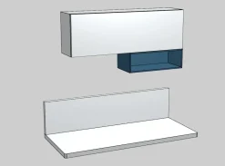 Cameretta Scrivania cameretta senza letto in offerta^Moretti Compact Camerette Clearance