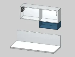 Cameretta Scrivania cameretta senza letto in offerta^Moretti Compact Camerette Clearance