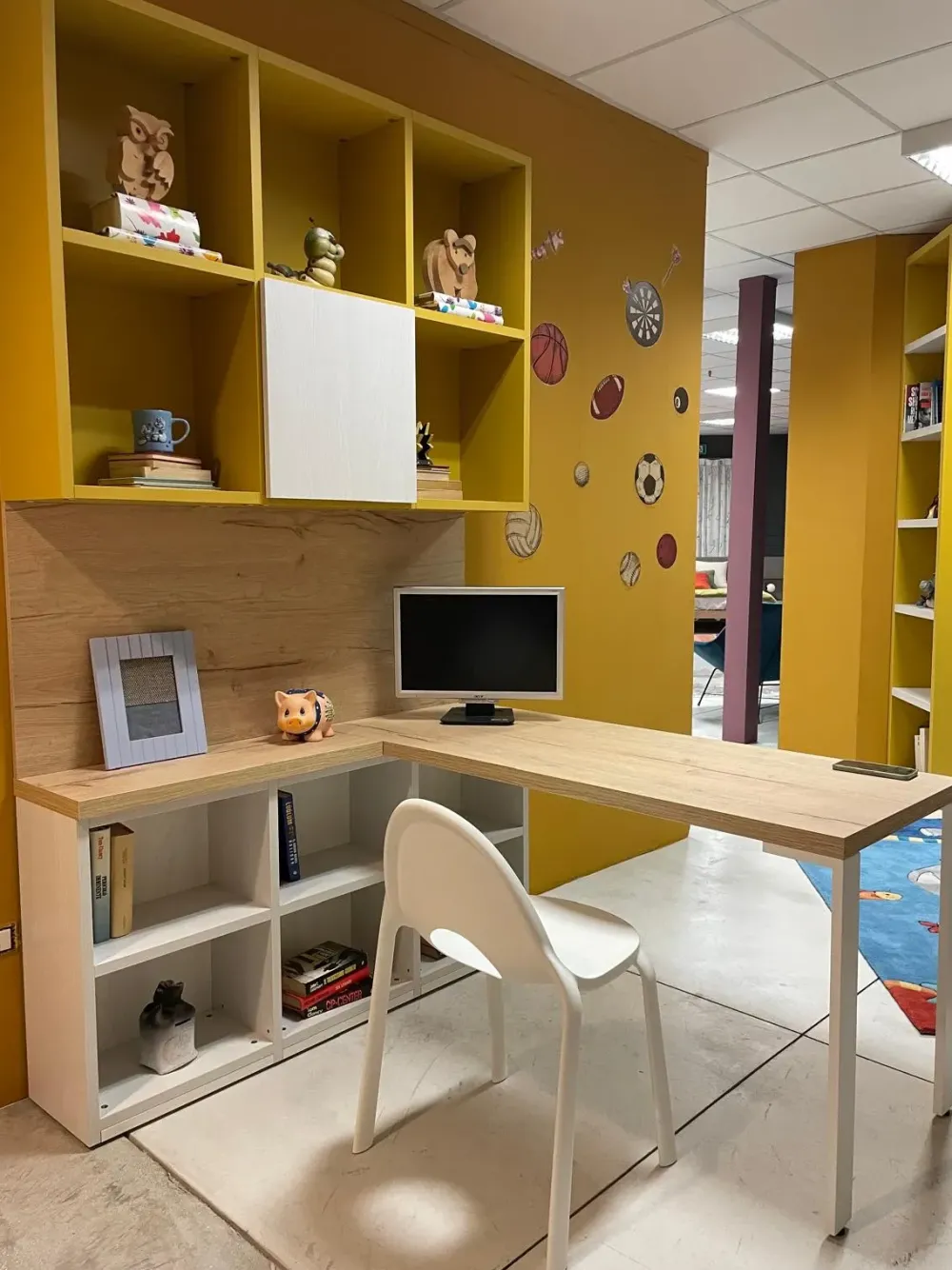 Doimo CityLine Cameretta Scrivania con libreria senza letto in offerta- Camerette