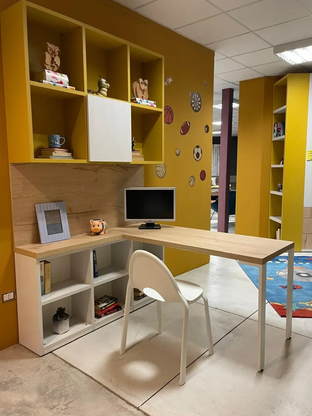 Doimo CityLine Cameretta Scrivania con libreria senza letto in offerta- Camerette