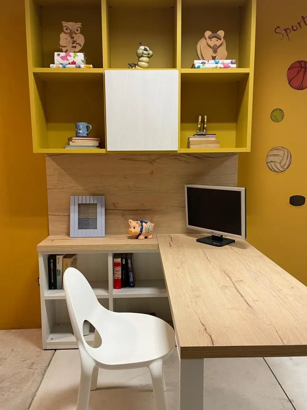 Doimo CityLine Cameretta Scrivania con libreria senza letto in offerta- Camerette