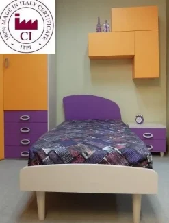 Cameretta Sirius Moretti compact con letto a terra a prezzo Outlet^Moretti Compact Camerette New