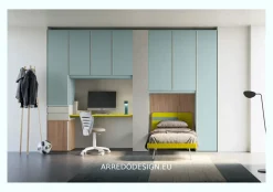 San Martino Mobili Cameretta Smart con letto a ponte in offerta- Camerette