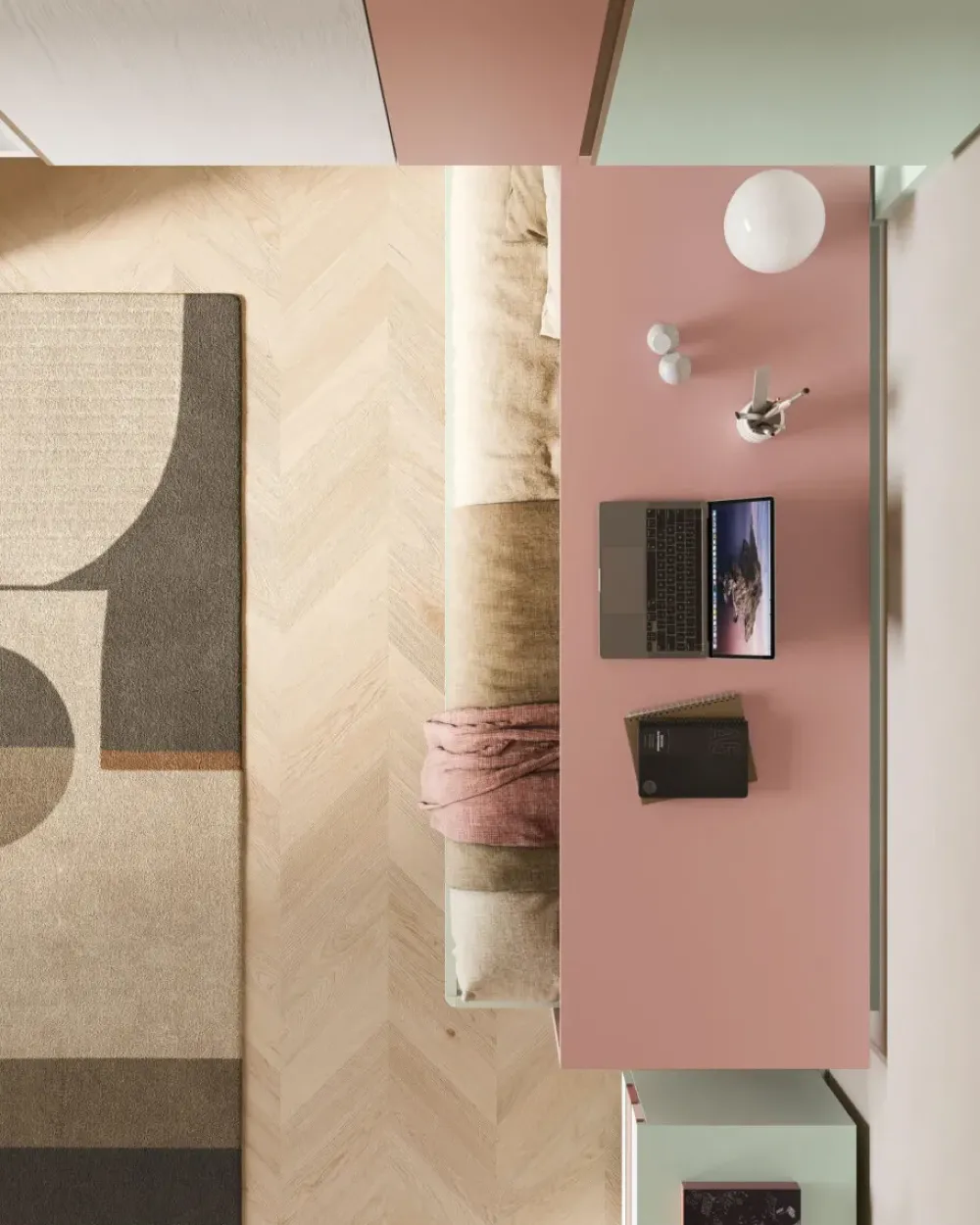 Cameretta Smart letti a terra a prezzo scontato^San Martino Mobili