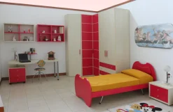 Cameretta T206 eclectic letti a terra scontata^Abitare Mobilstella Outlet