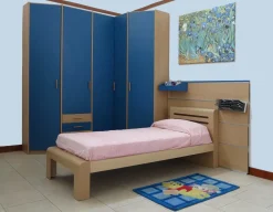 Outlet Cameretta T205 vivo in laminato opaco a prezzo scontato Camerette