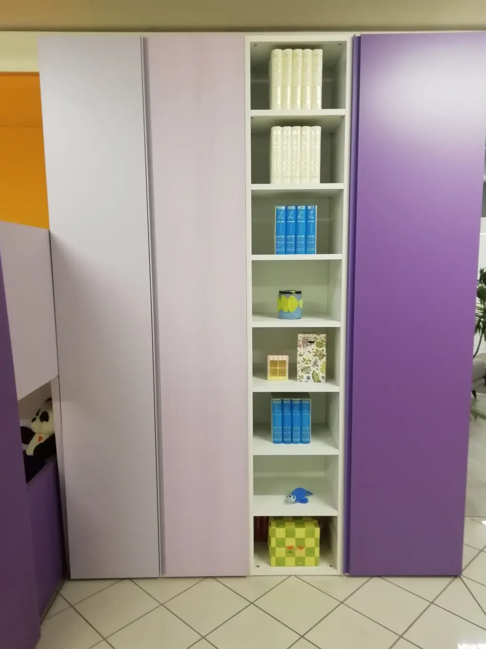 Cameretta Tag con letto a soppalco scorrevole a prezzo scontato^Siloma Online